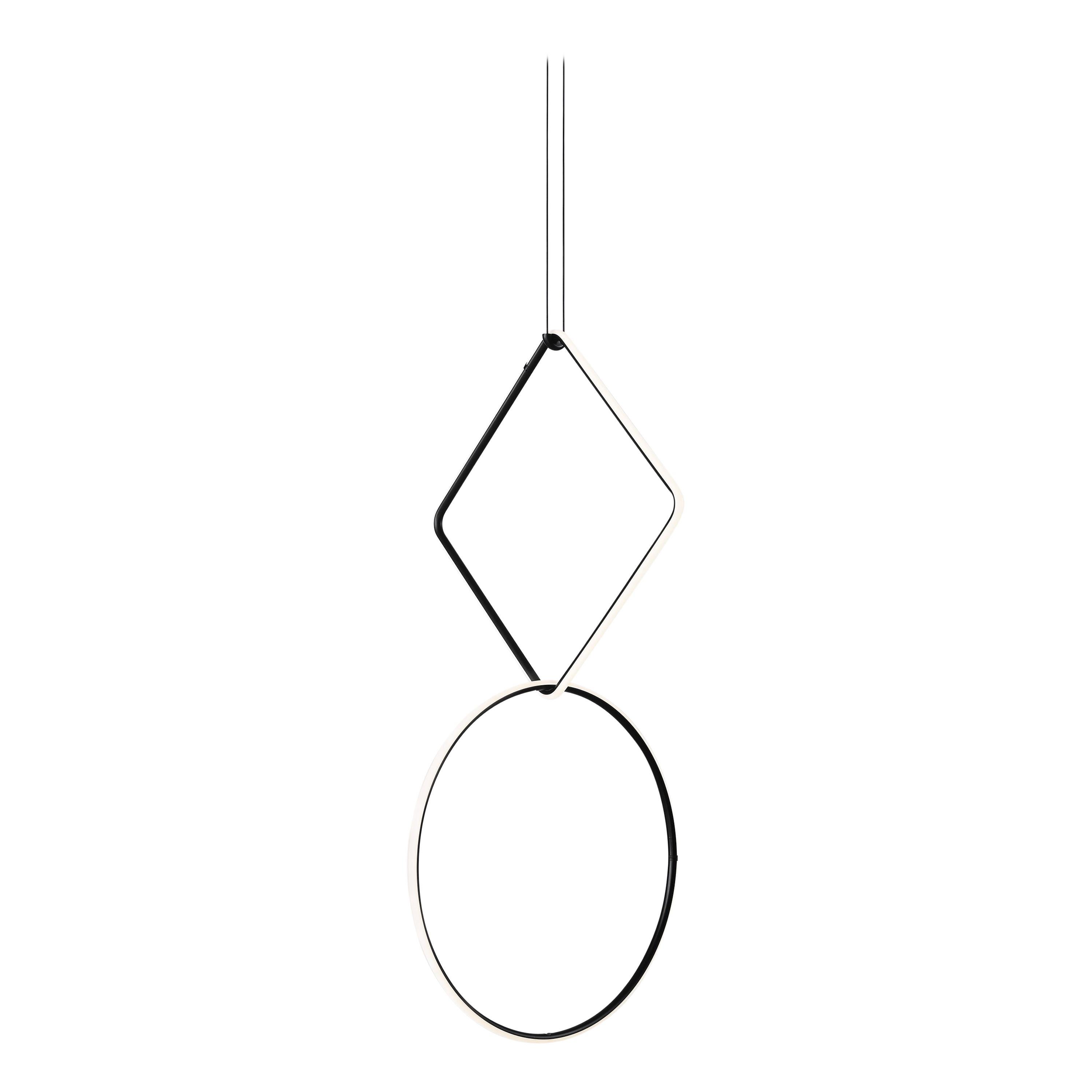 FLOS Large Square and Medium Circle Arrangements Light by Michael Anastassiades For Sale