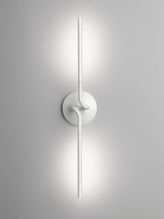 FLOS Light Spring Double Wall Light in White by Ron Gilad