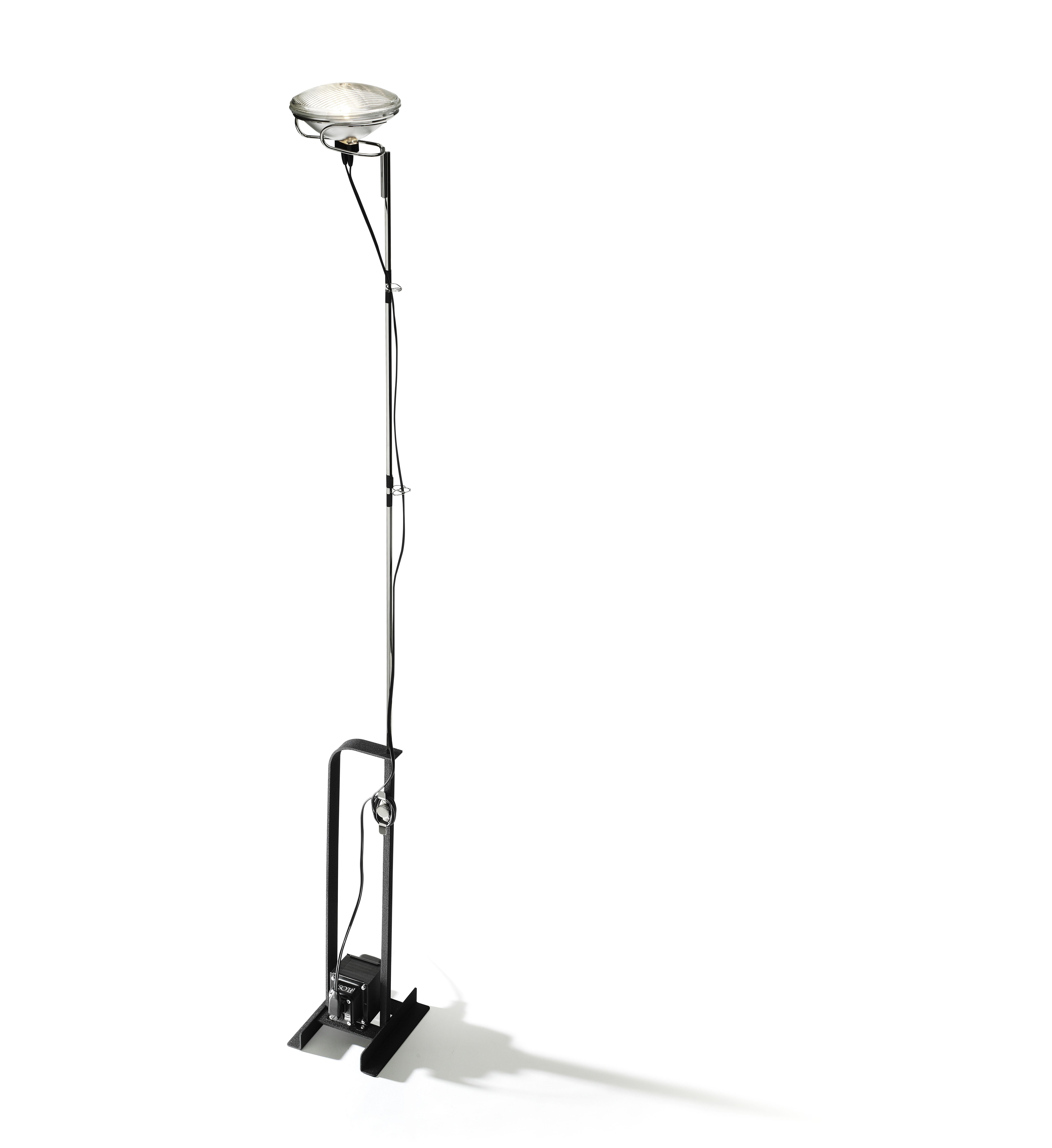 Stainless Steel FLOS Limited Edition Toio Lamp in Black For Sale