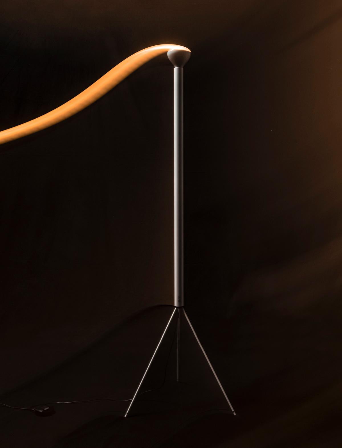 Lampadaire Flos Luminator en anthracite avec cadre en fer et métal en vente 2