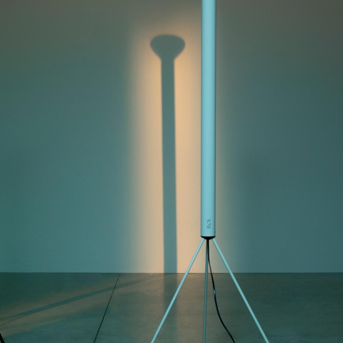 Flos Luminator Floor Lamp in Light Blue with Iron and Metal Frame For Sale 5