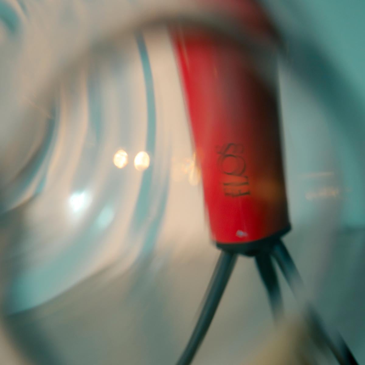 Stehlampe Flos Luminator in Rot mit Eisen- und Metallrahmen im Angebot 9