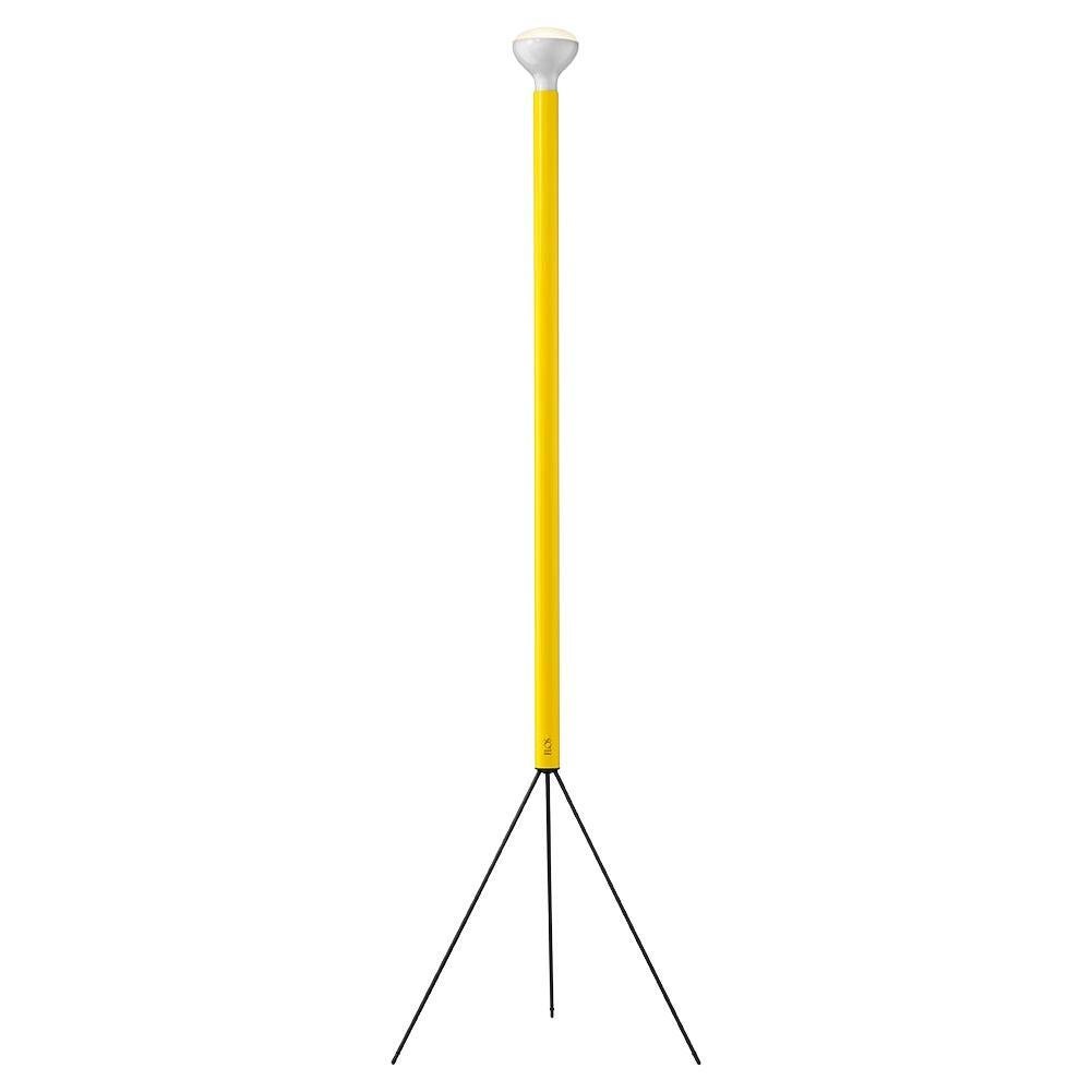 Flos Luminator Floor Lamp in Yellow with Iron and Metal Frame For Sale