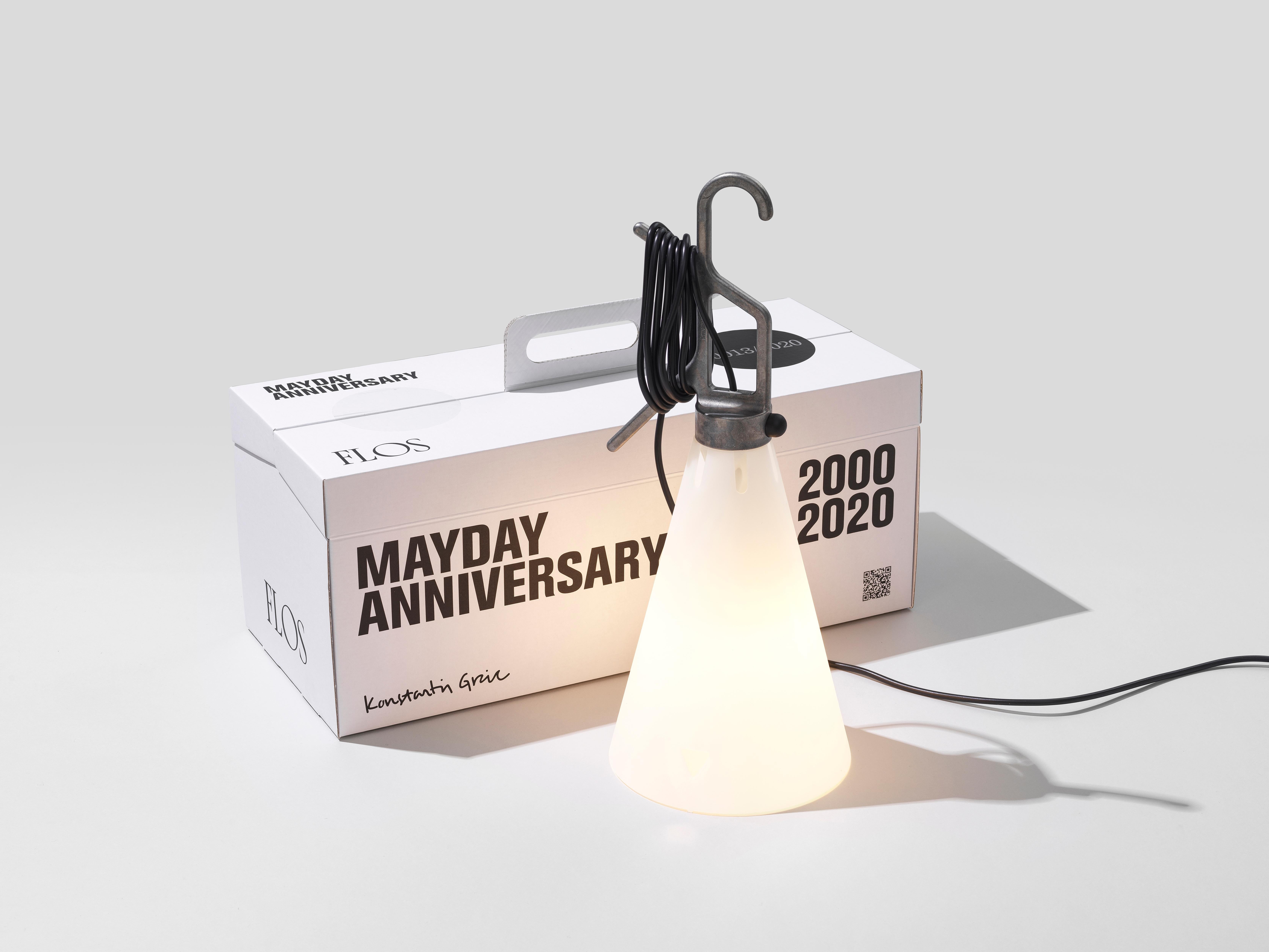 Flos Mayday Anniversary Multi Use Lamp in Light Grey by Konstantin Grcic 4
