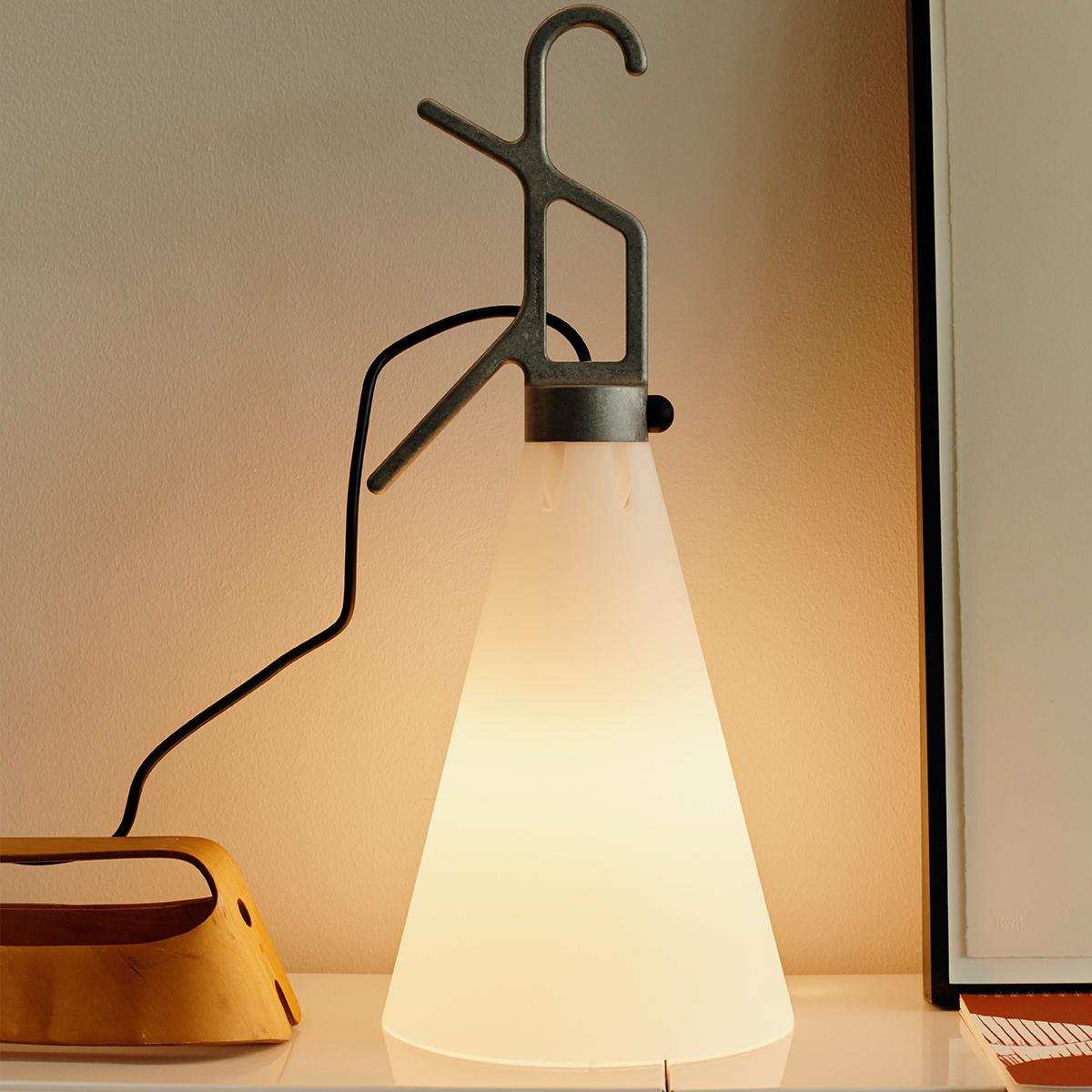 Flos Mayday Anniversary Multi Use Lamp in Light Grey by Konstantin
