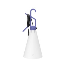 Flos Mayday Pendant in Lilac with Polypropylene Frame by Konstantin Grcic