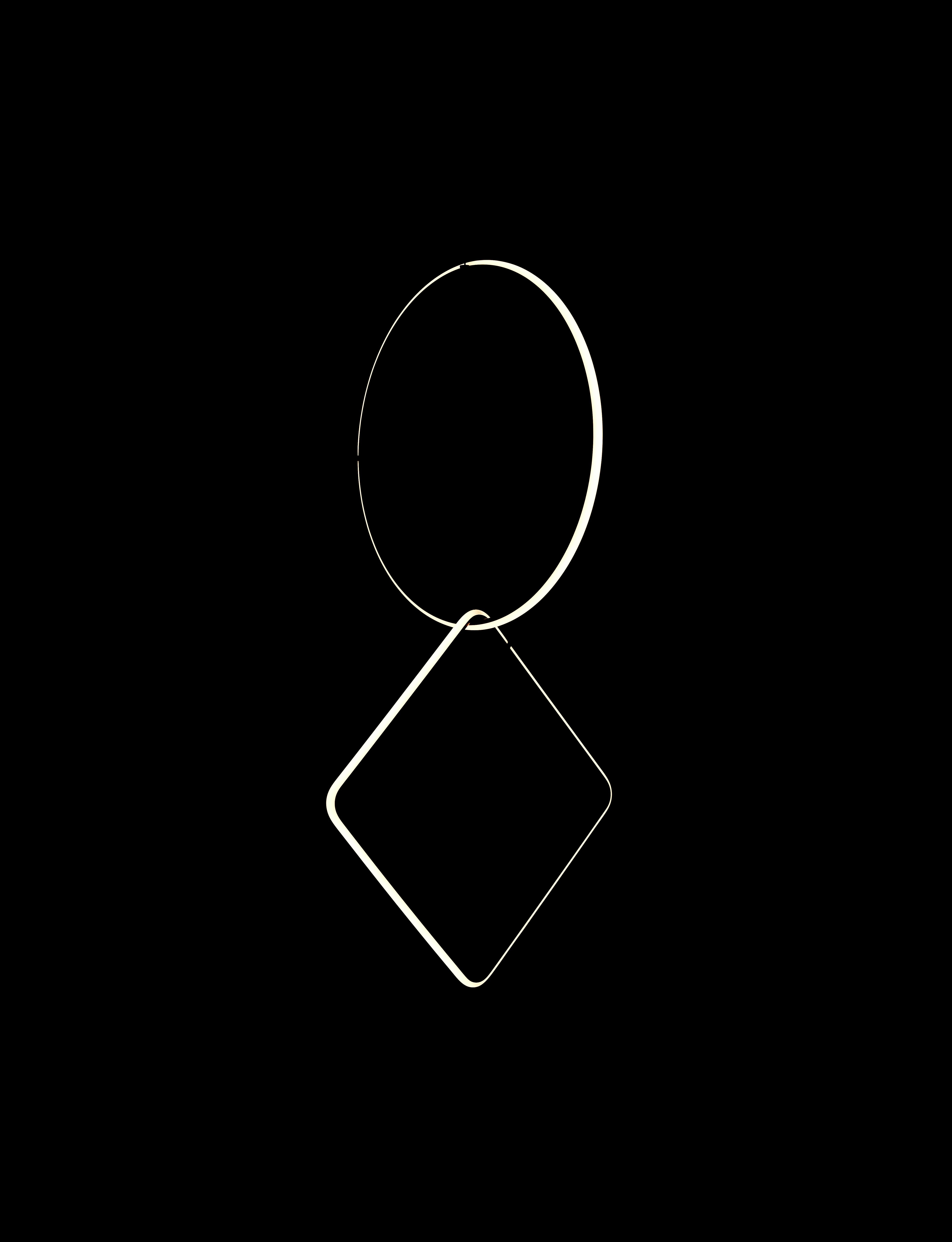 Modern FLOS Medium Circle and Large Square Arrangements Light by Michael Anastassiades For Sale