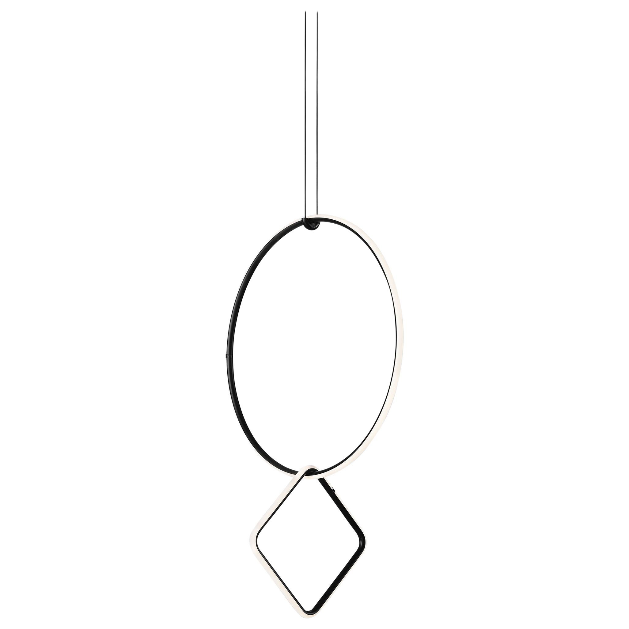 FLOS Medium Circle and Small Square Arrangements Light by Michael Anastassiades For Sale
