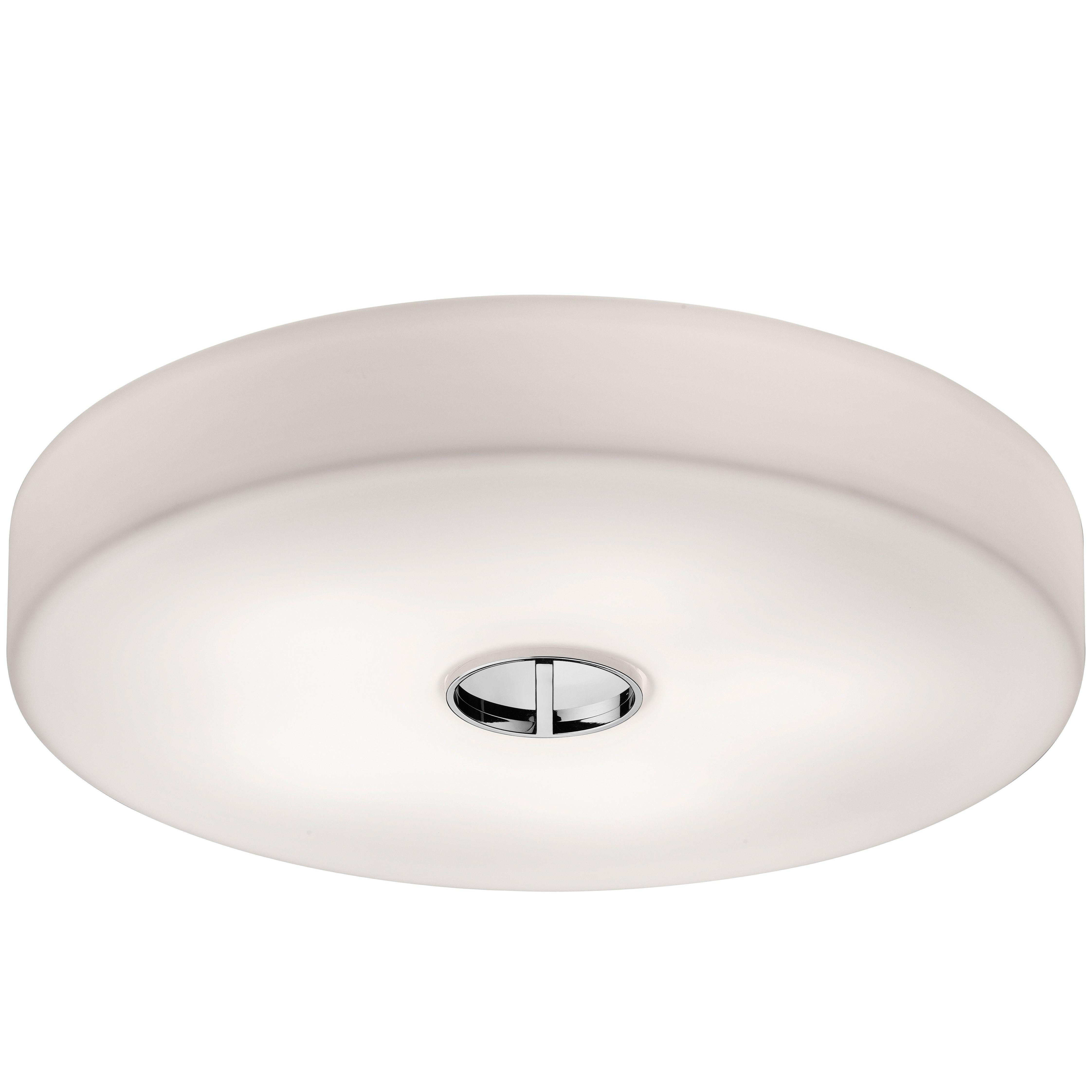 FLOS Mini Button Wall and Ceiling Light in Glass by Piero Lissoni For Sale
