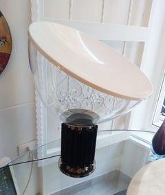 Flos Mini Taccia Led Diffuser Lamp in Black, Achille & Pier Giacomo Castiglioni
