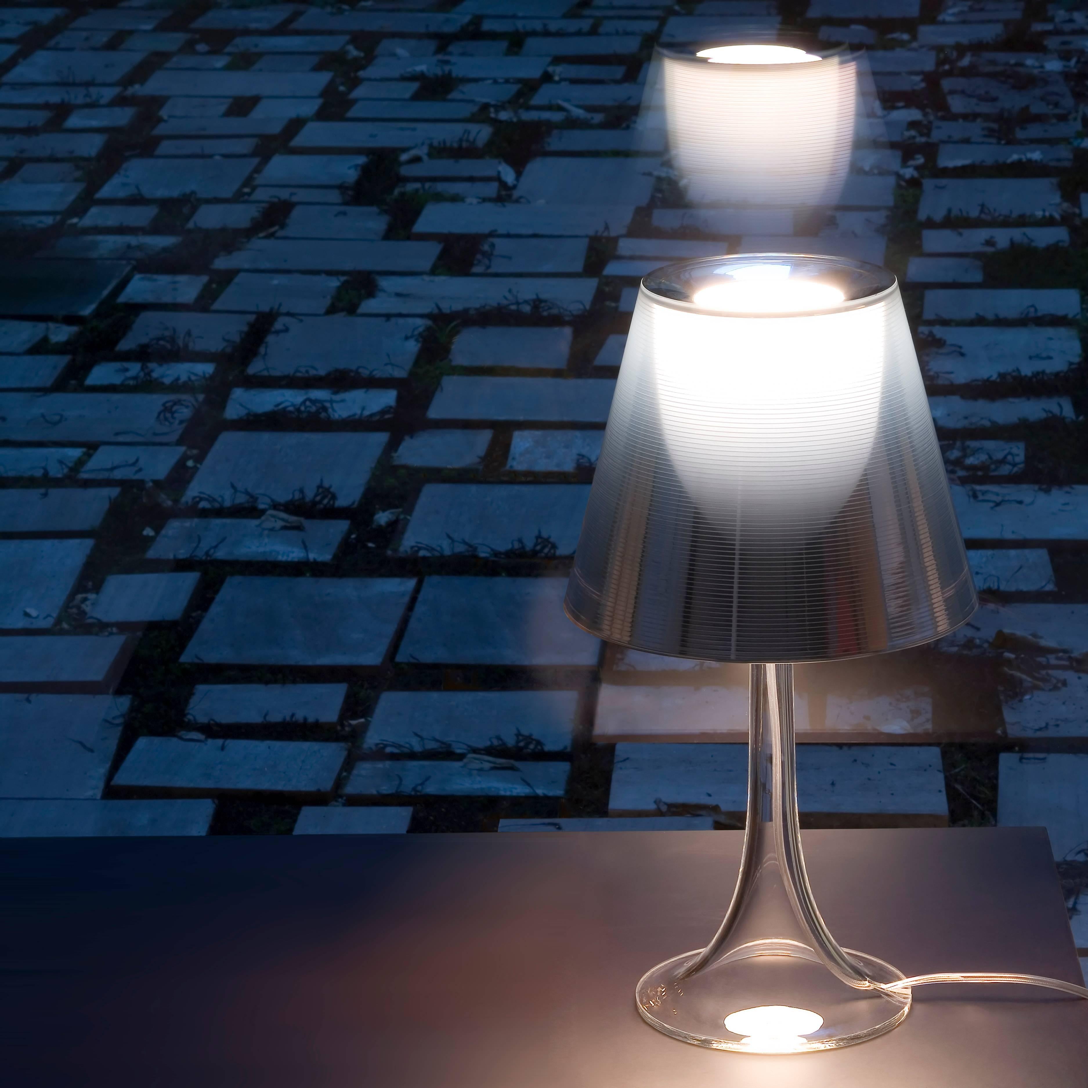 Contemporary FLOS Miss K Table Lamp in Fumée by Philippe Starck For Sale