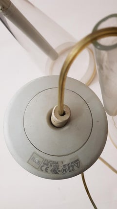 Flos Modern Fucsia Art Glass Lamp, 1970s