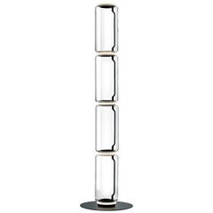 Flos Noctambule Floor Lamp with 4 Cylinders and Large Base by Konstantin Grcic
