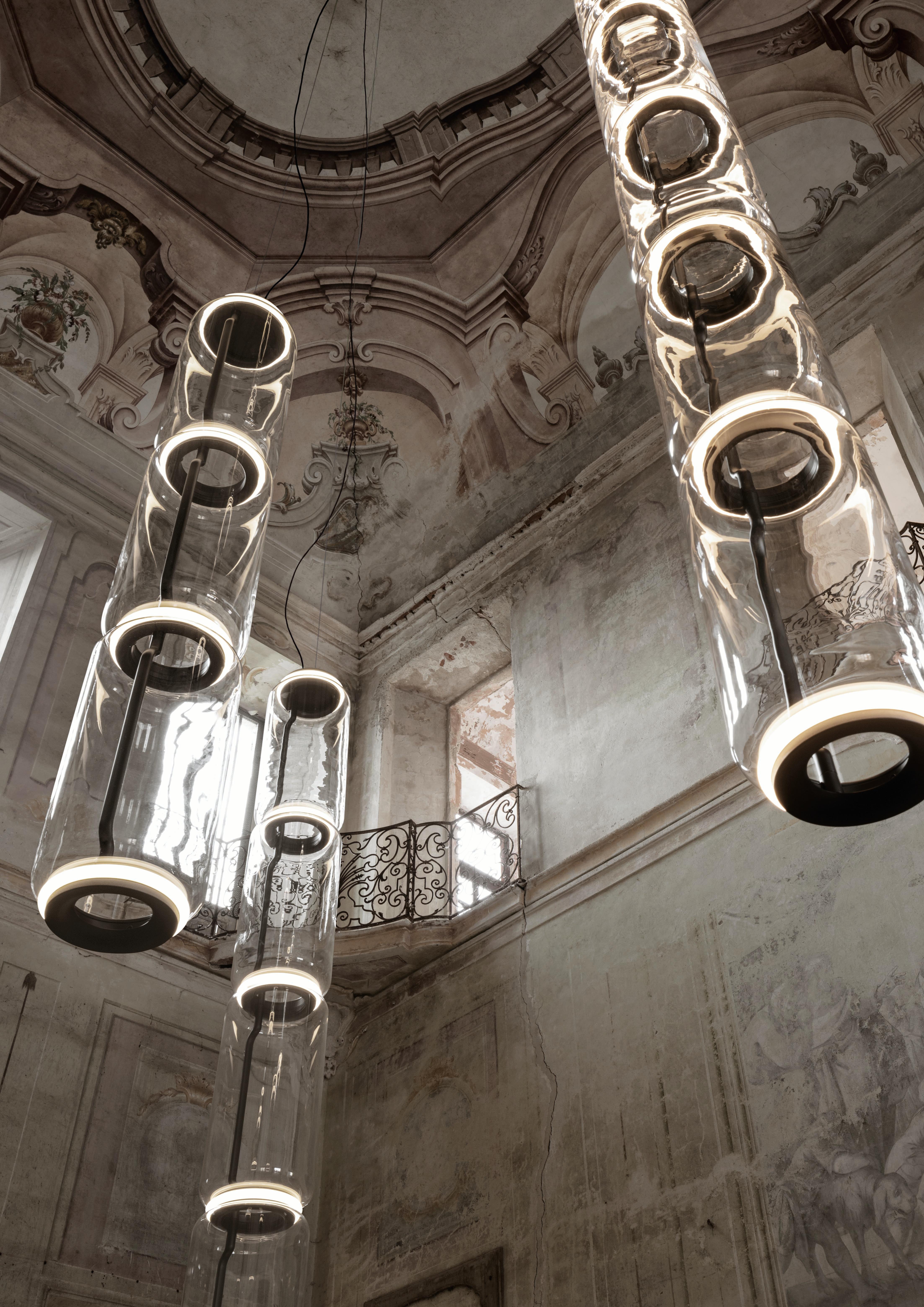 Moderno Flos Noctambule - Lampada a sospensione con 3 cilindri di Konstantin Grcic in vendita