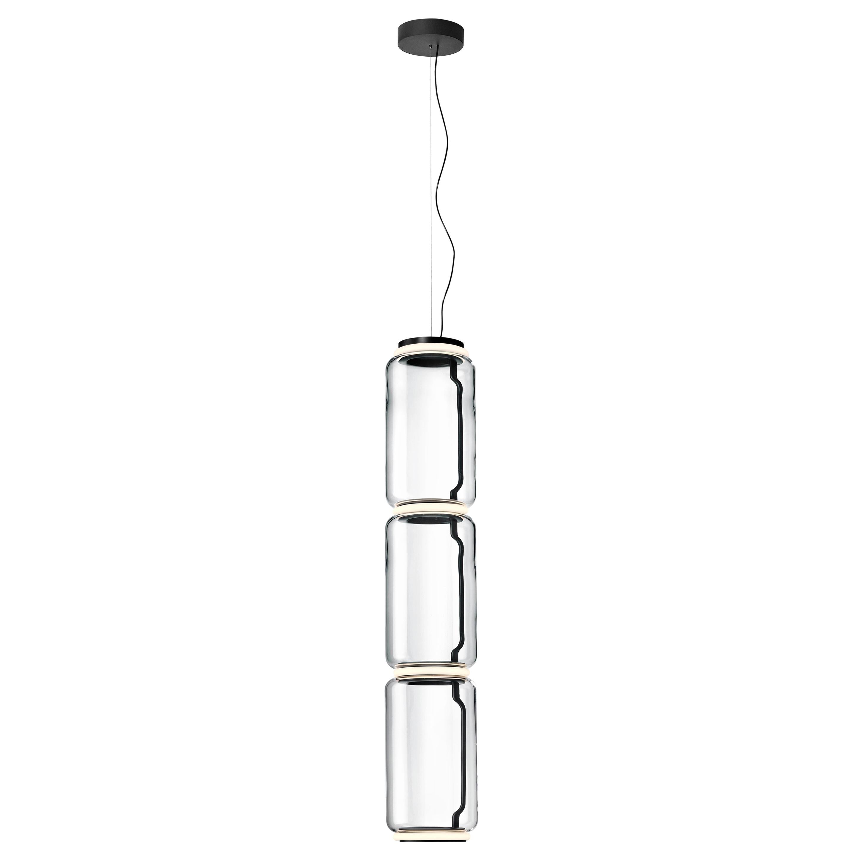 Flos Noctambule Pendant Light with 3 Cylinders by Konstantin Grcic