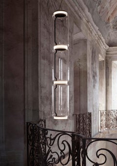 Flos Noctambule Pendant Light with 3 High Cylinders by Konstantin Grcic