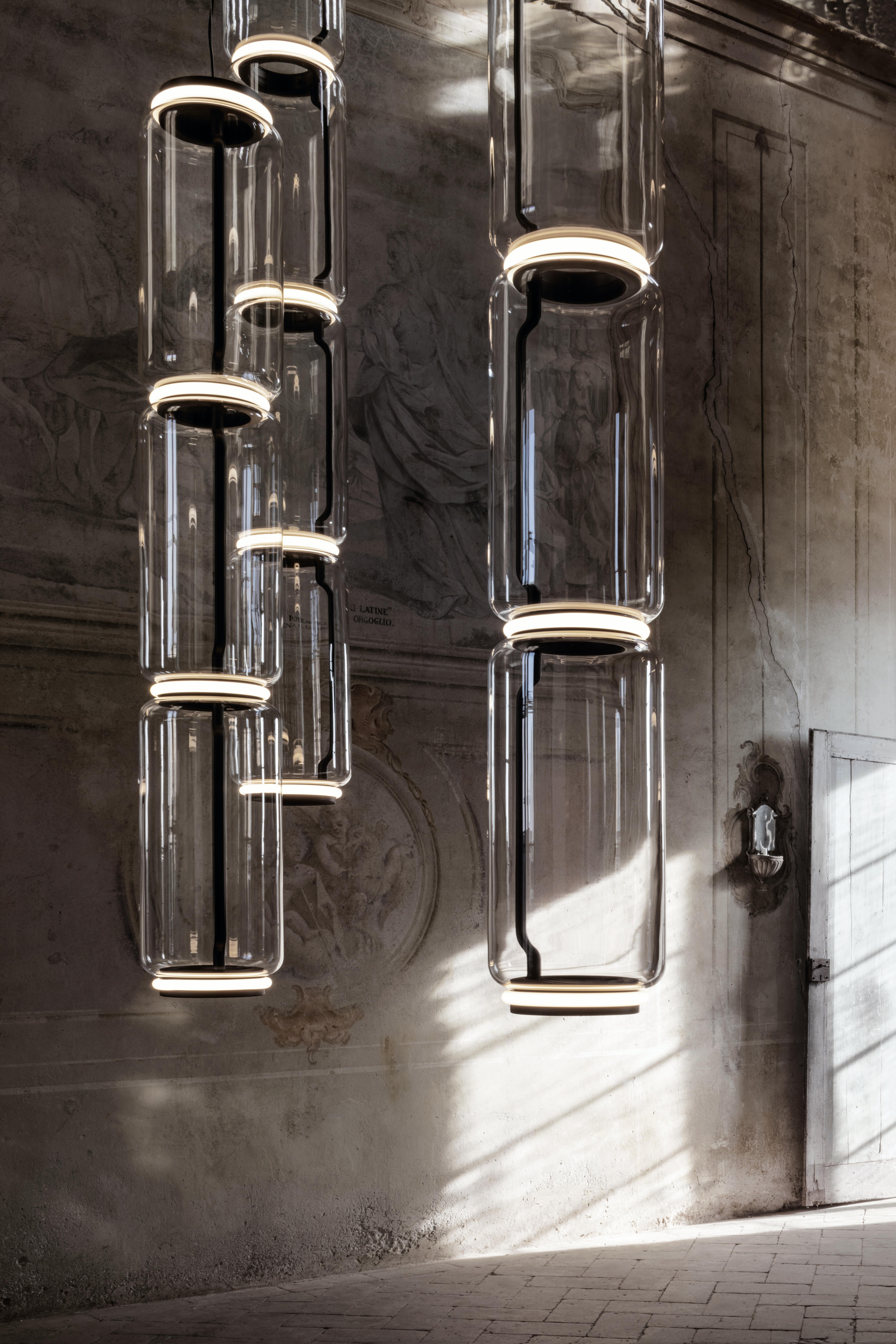 XXI secolo e contemporaneo Flos Noctambule, lampada a sospensione con 3 cilindri alti di Konstantin Grcic in vendita