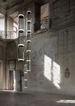 Flos Noctambule Pendant Light with 4 High Cylinders by Konstantin Grcic