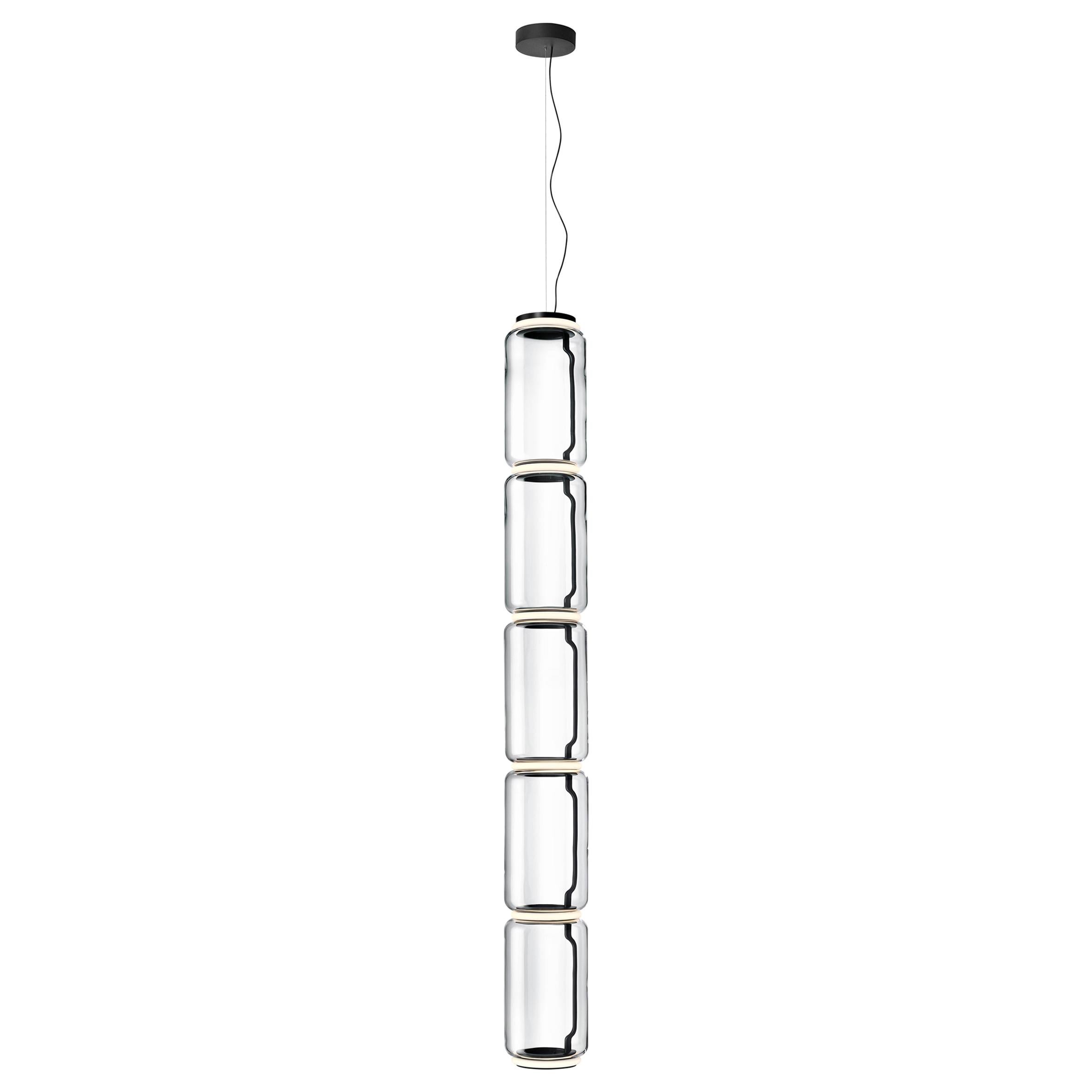 Flos Noctambule Pendelleuchte mit 5 Zylindern von Konstantin Grcic im Angebot