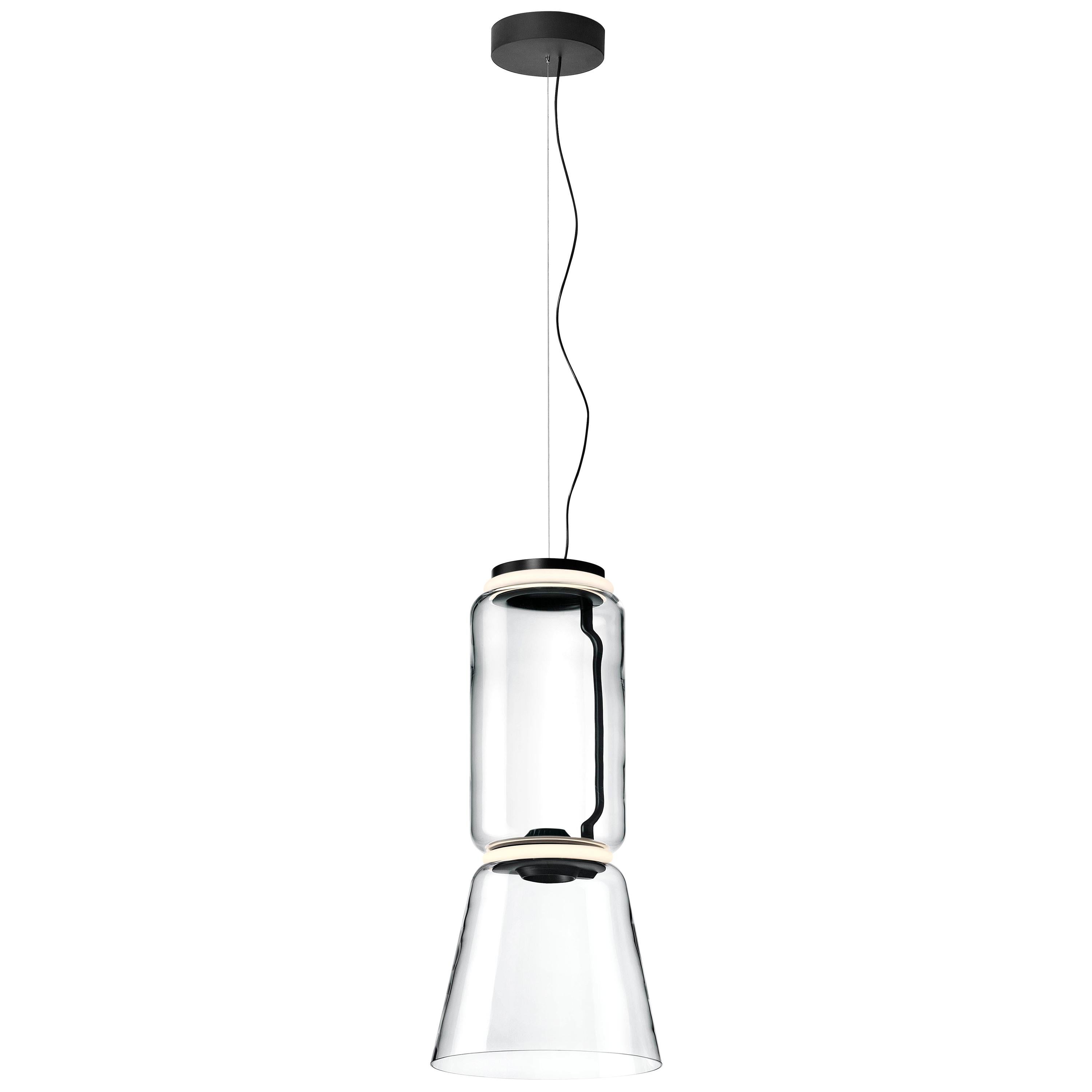 Flos Noctambule - Lampada a sospensione con cilindro e cono di Konstantin Grcic