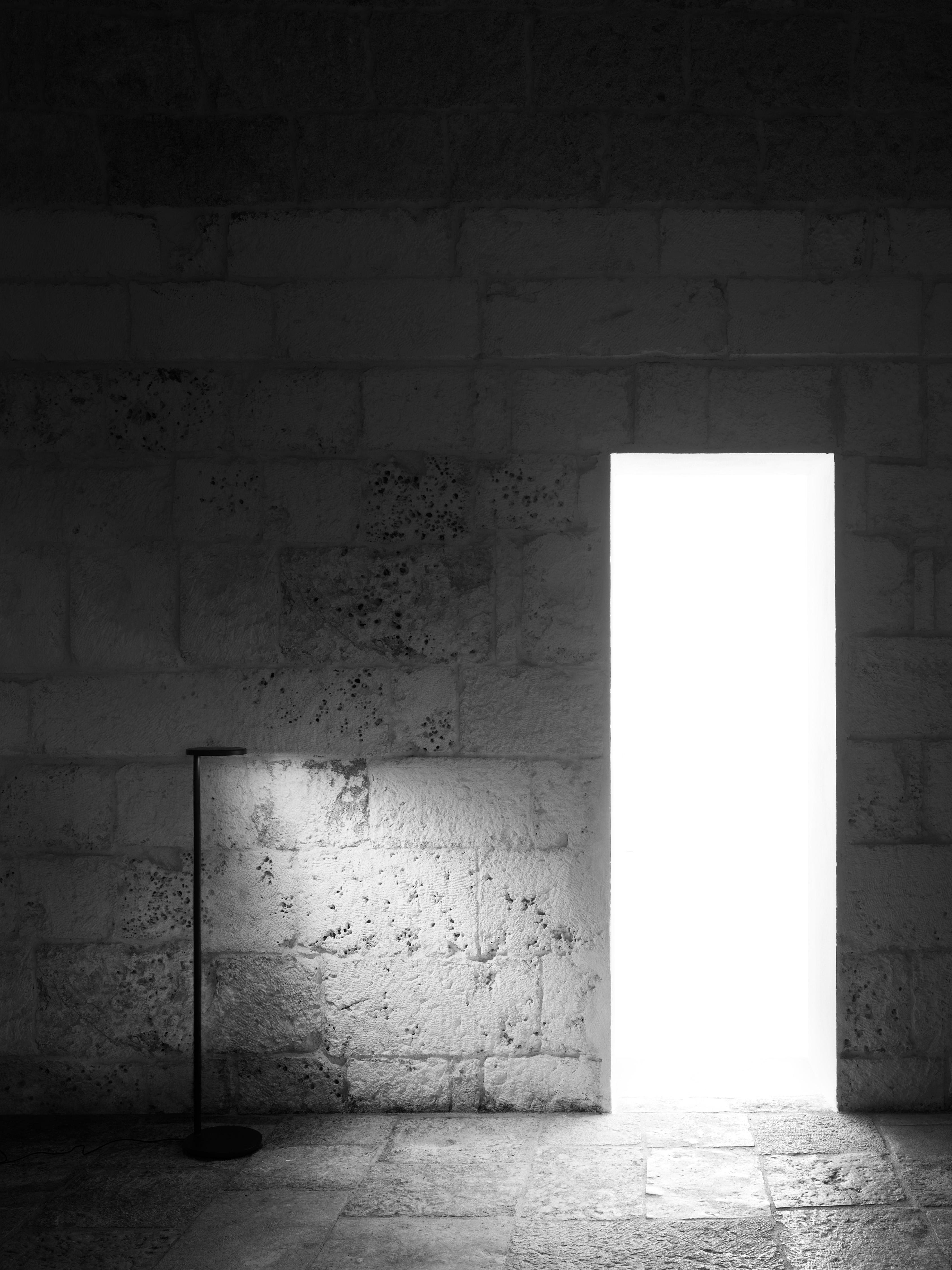 Italian Flos Oblique 3000K Floor Lamp in Grey by Vincent Van Duysen For Sale