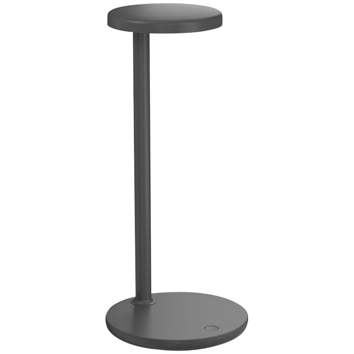 Flos Oblique 3000K Table Lamp in Anthracite by Vincent Van Duysen