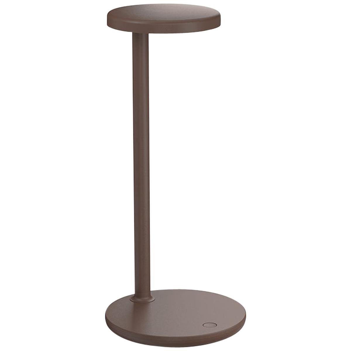 Flos Oblique 3000K Table Lamp in Brown by Vincent Van Duysen