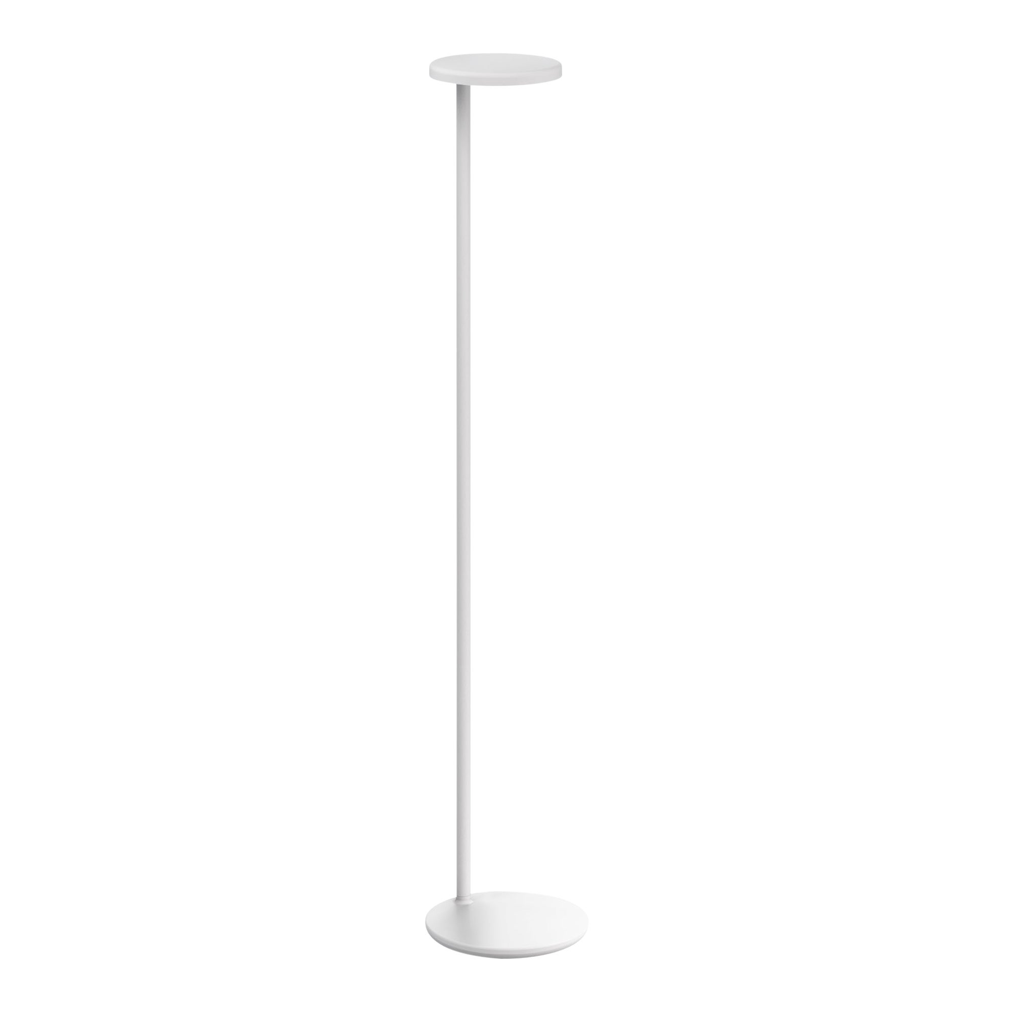 Lampada da terra Flos Oblique 4000K in bianco con USB-C di Vincent Van Duysen