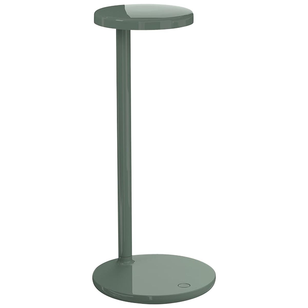 Flos Oblique 4000K Table Lamp in Sage by Vincent Van Duysen For Sale