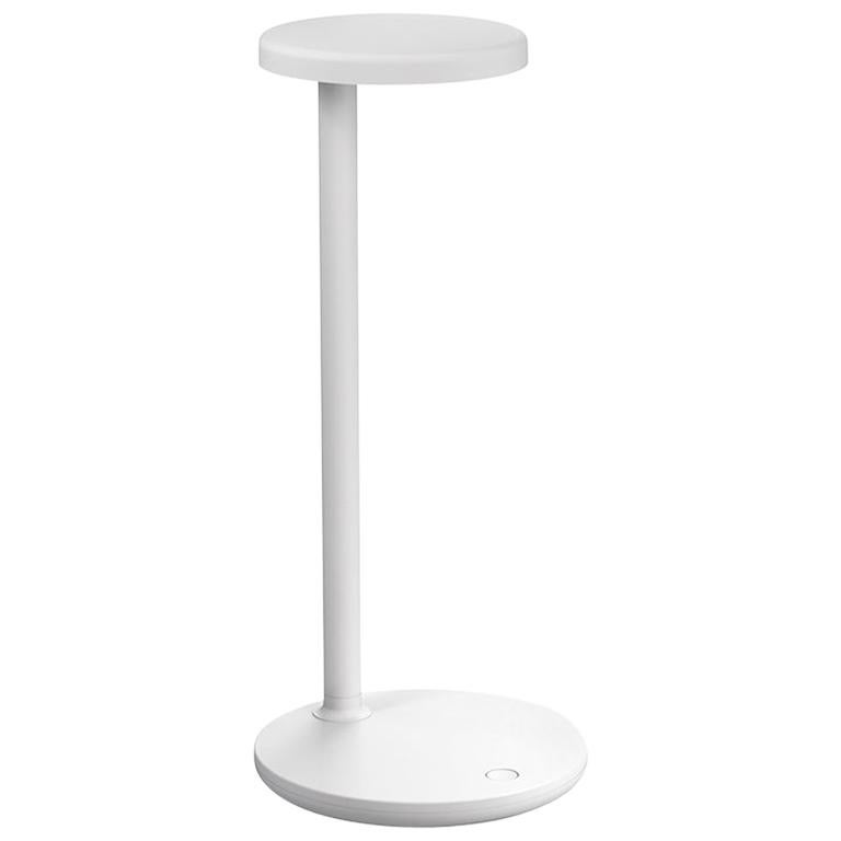 Flos Oblique 4000K Table Lamp in White by Vincent Van Duysen For Sale