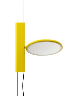 Lampada a sospensione FLOS OK in giallo di Konstantin Grcic