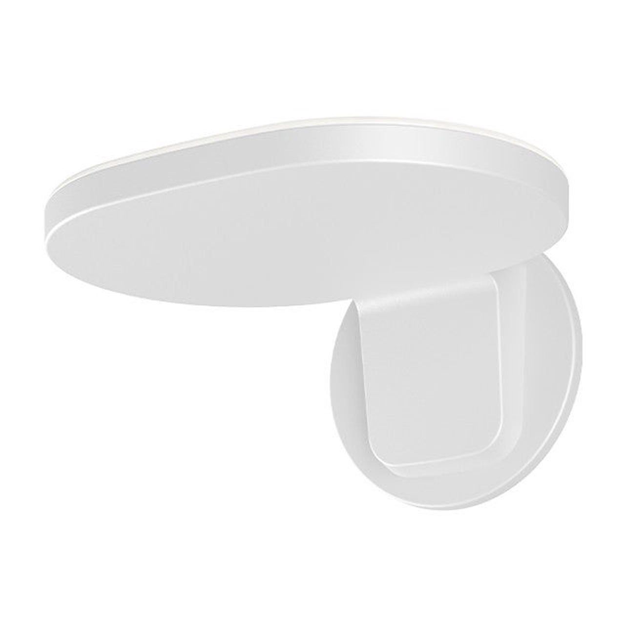 Aplique pequeño Flos Oplight W1 en blanco texturado by Jasper Morrison