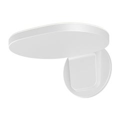 Aplique pequeño Flos Oplight W1 en blanco texturado by Jasper Morrison