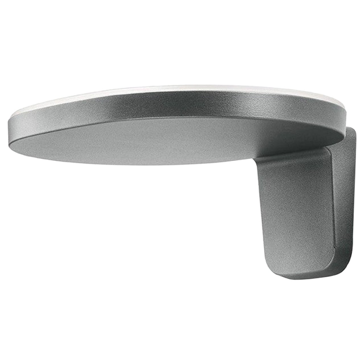 Aplique de pared grande Flos Oplight W2 en gris metalizado texturizado by Jasper Morrison