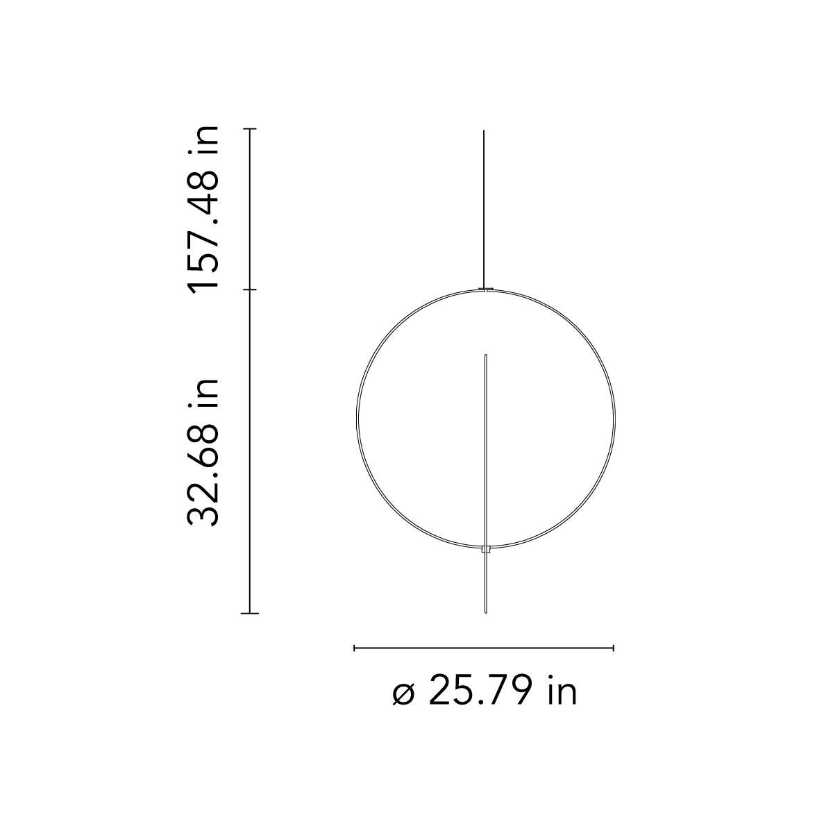 FLOS Overlap S1 Hängeleuchte von Michael Anastassiades im Angebot 1