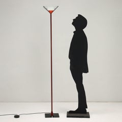 Flos Papillona Floor Lamp Aluminium Italy 1980s