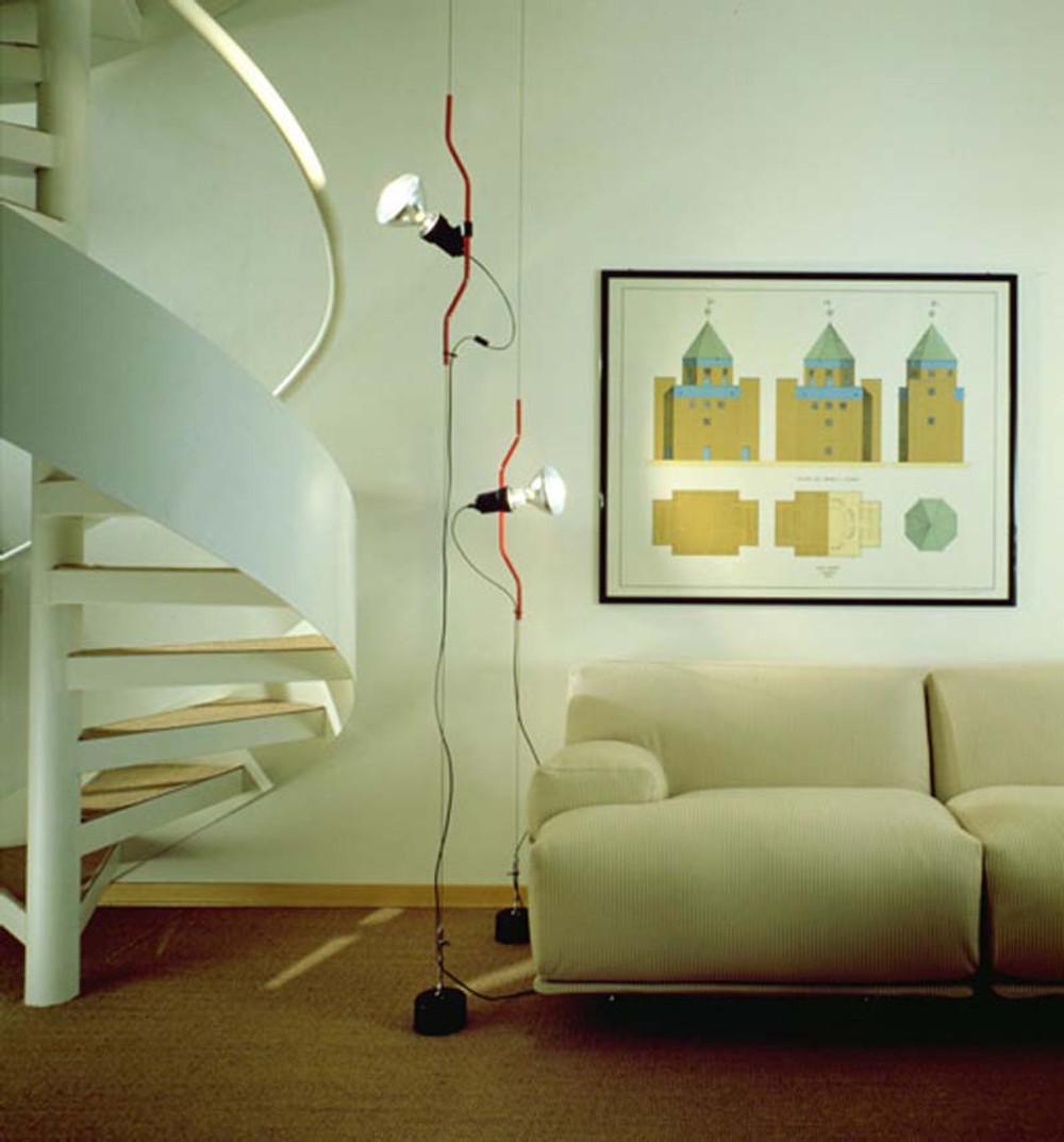 Flos Parentesi Pendant Ceiling Lamp in White by Achille Castiglioni & Pio Manzu For Sale 2
