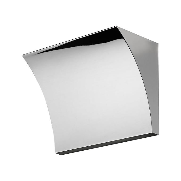 Im Angebot: Flos Pochette Up LED-Wandleuchte von Rodolfo Dordoni, Silver (Chrome)