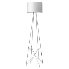 Flos Ray Floor F2 Classic Dimmbare Lampe in Weiß Hochglanz von Rodolfo Dordoni