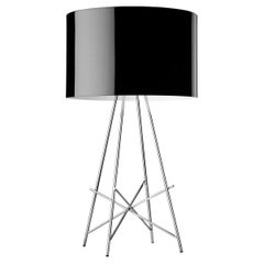 Lampada da tavolo Flos Ray in nero lucido di Rodolfo Dordoni
