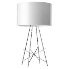 Flos Ray-Tischlampe in glänzendem Weiß von Rodolfo Dordoni
