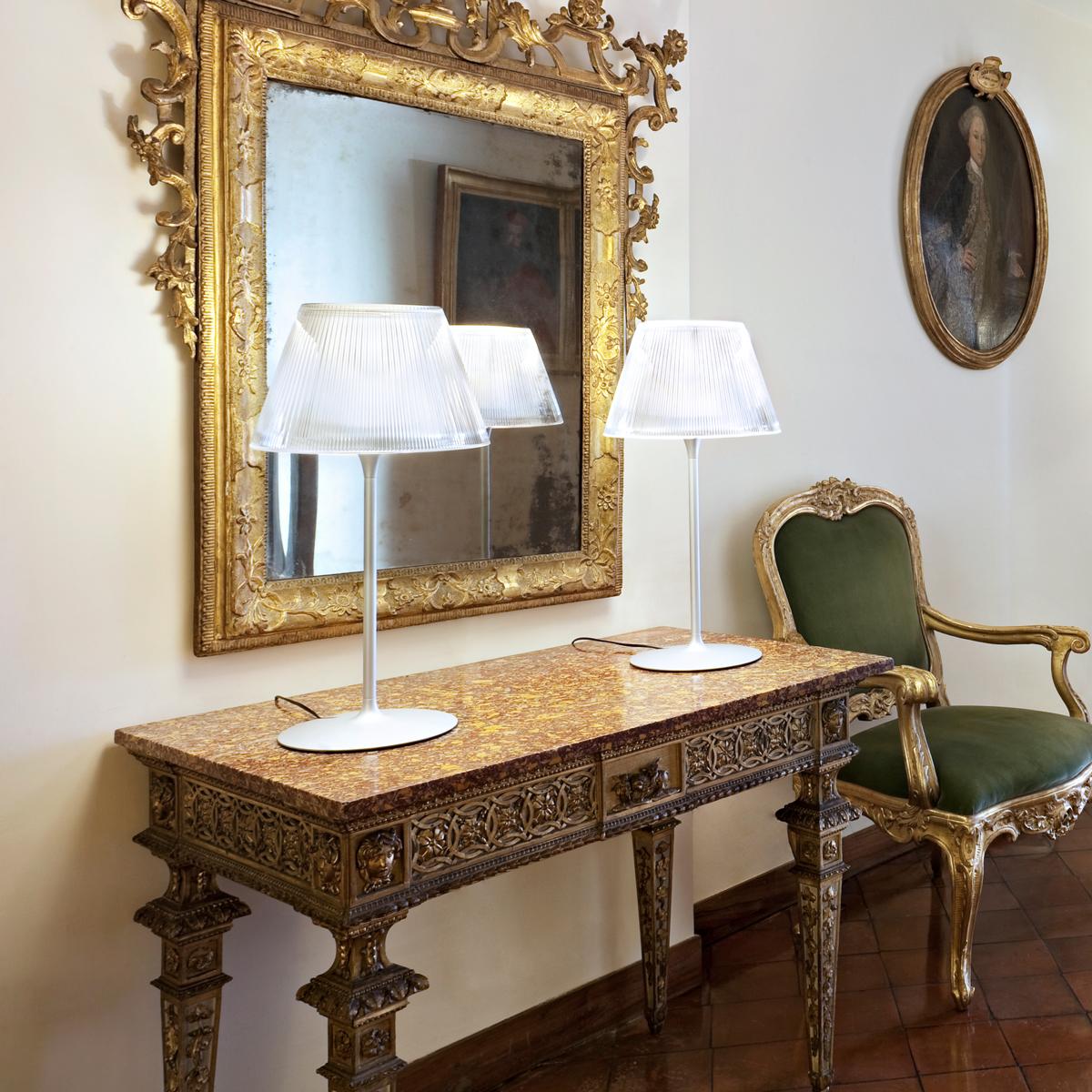 Italian FLOS Romeo Moon T1 Halogen Table Lamp by Philippe Starck