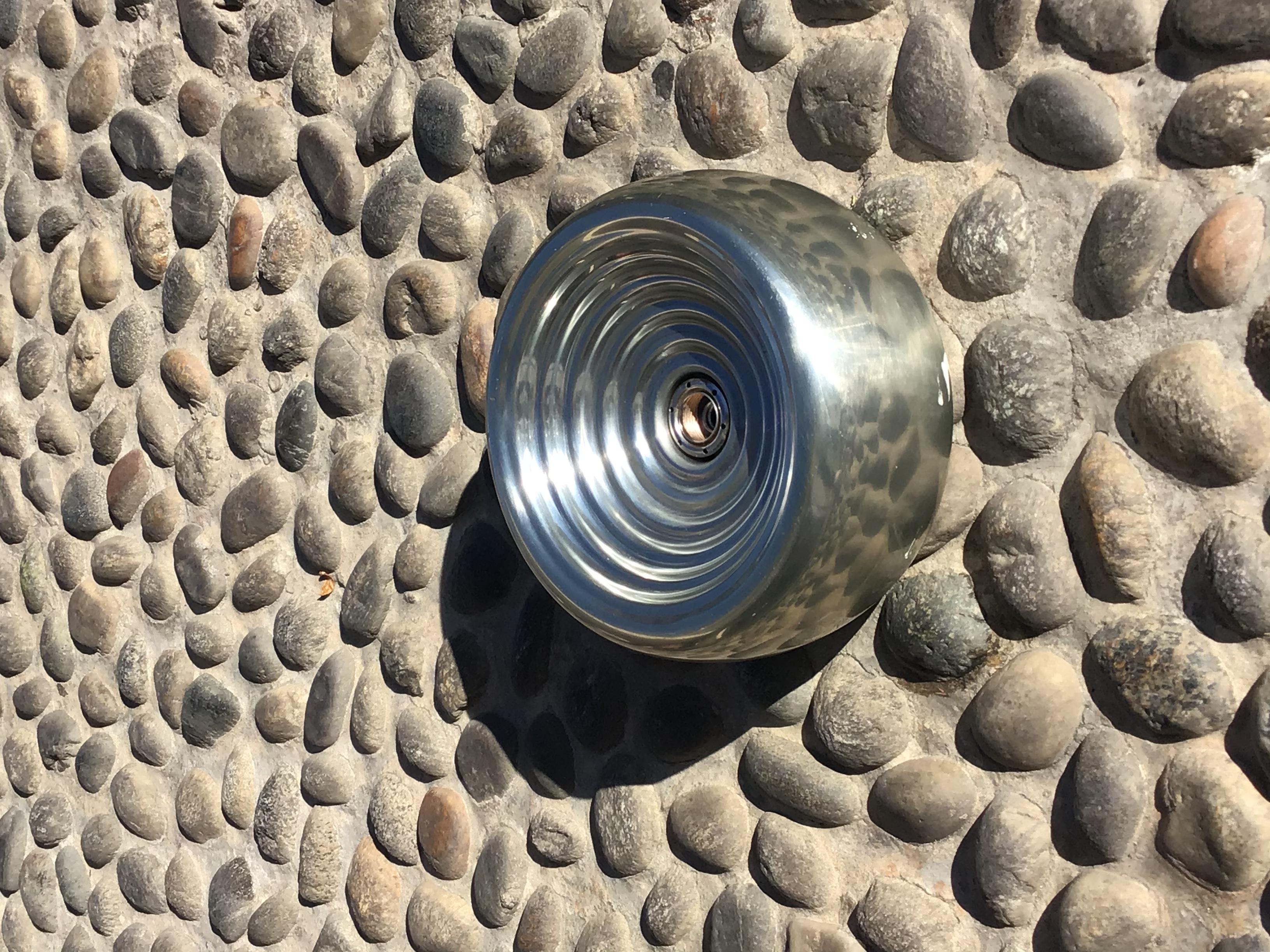 Flos Sconce / Ceilling Light Metal Crome Brass, 1970, Italy In Good Condition For Sale In Milano, IT