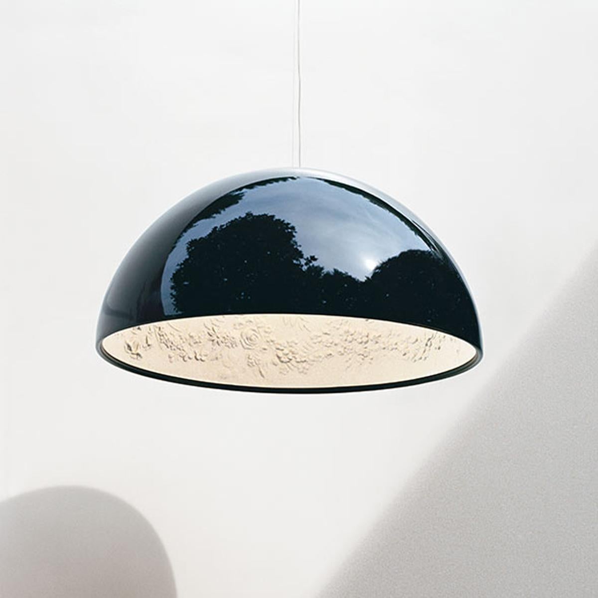 Italian FLOS Skygarden S1 Halogen Pendant Light in Black by Marcel Wanders