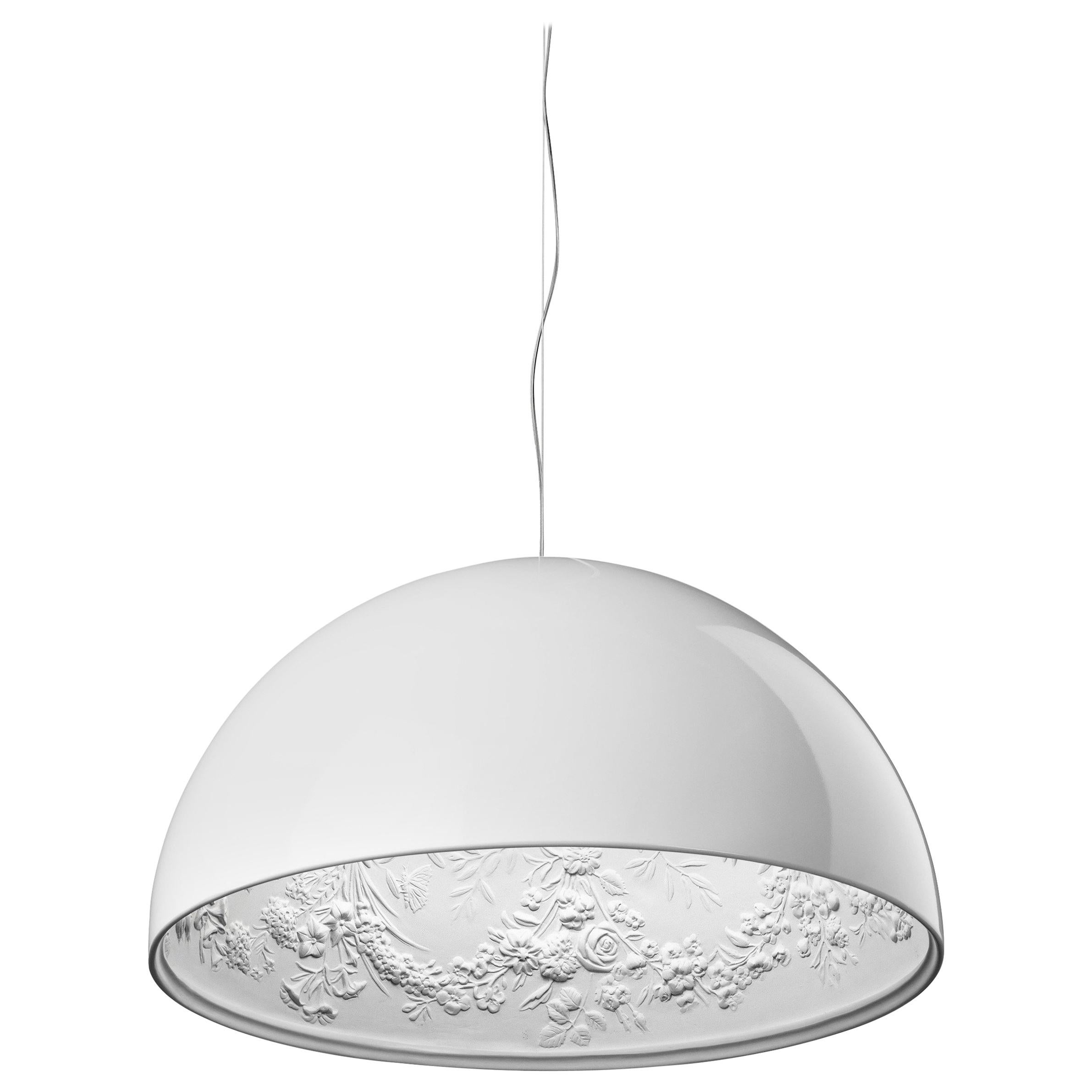 Flos Skygarden S2 Halogen-Pendelleuchte in Weiß von Marcel Wanders