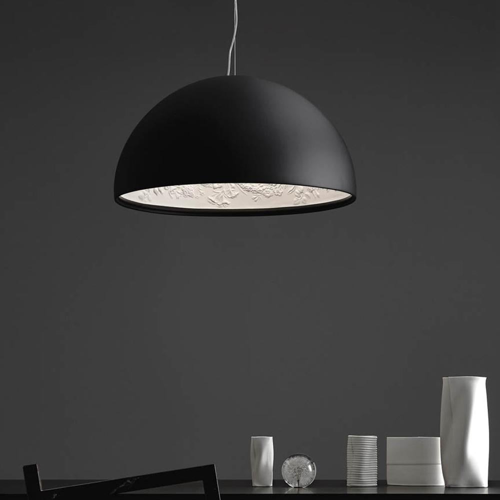 Italian Flos Skygarden S2 Suspension Lamp in Matte Black by Marcel Wanders For Sale