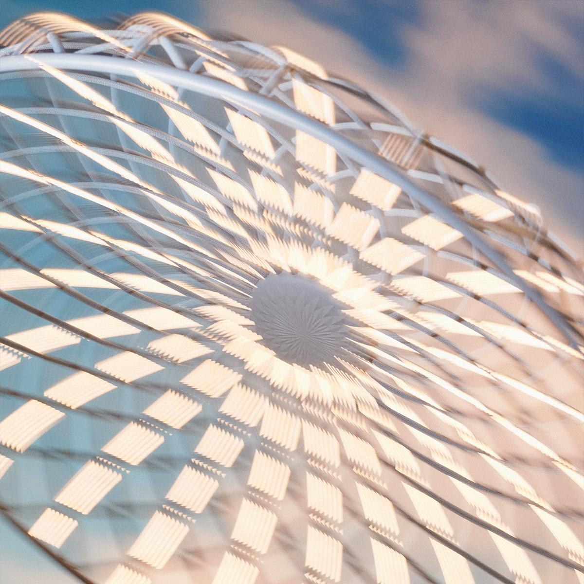 Flos Skynest Pendelleuchte in Anthrazit im Angebot 1