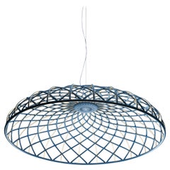 Flos Skynest Suspension Light in Blue Tormaline
