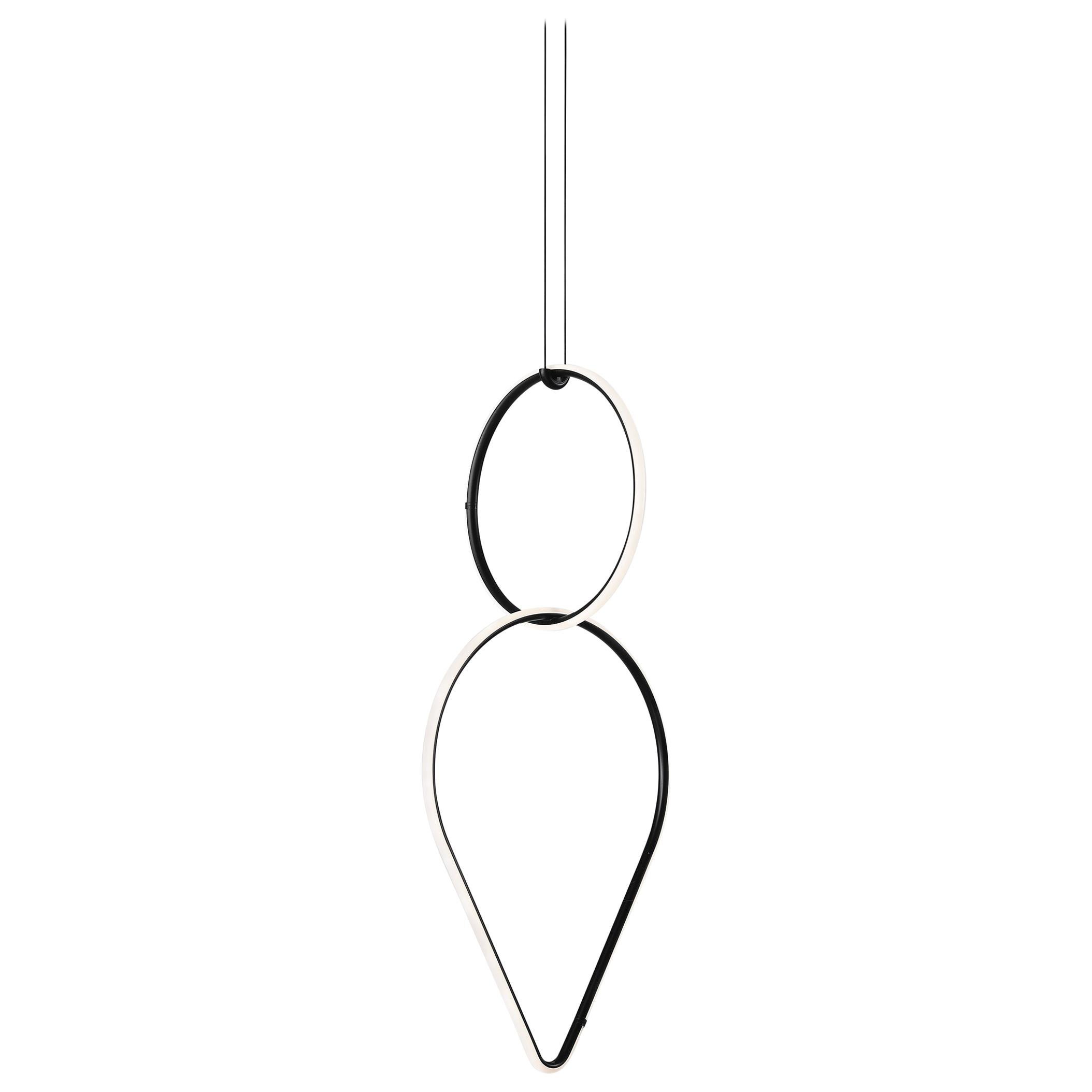 FLOS Small Circle & Drop Down Arrangements Light by Michael Anastassiades For Sale