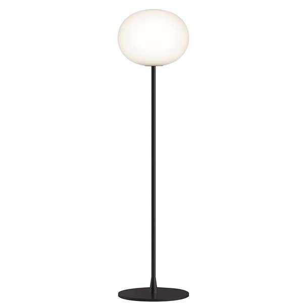 Customizable FLOS Small Glo Ball F1 Floor Lamp in Glass and Steel, by ...